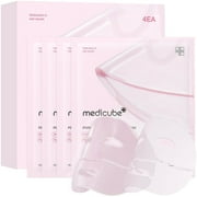 Medicube Salmon DNA PDRN pink collagen jelly gel mask | overnight face mask for glass glow skin - 4ea